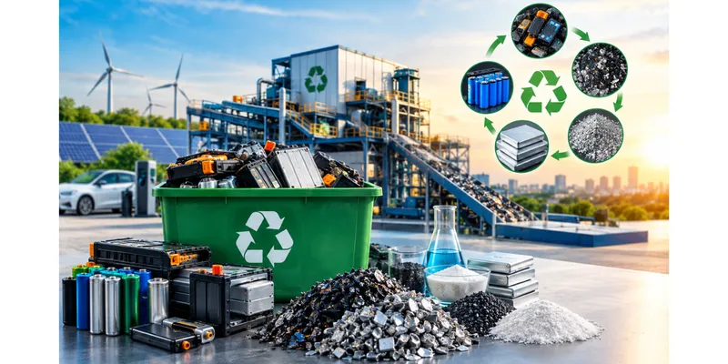 Battery Recycling Market Projected to Reach USD 54.3 Billion by 2030